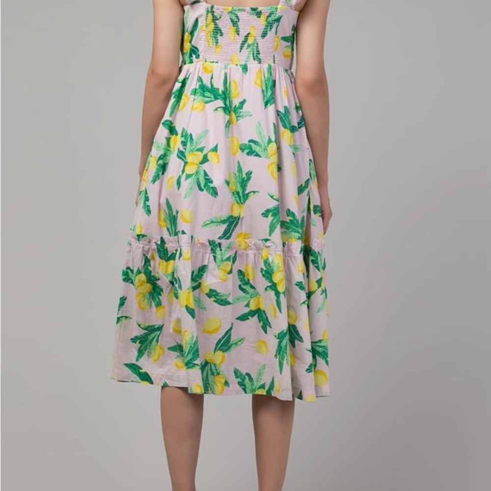 J. Crew Lemon Print High Low Dress - Picture 10 of 12